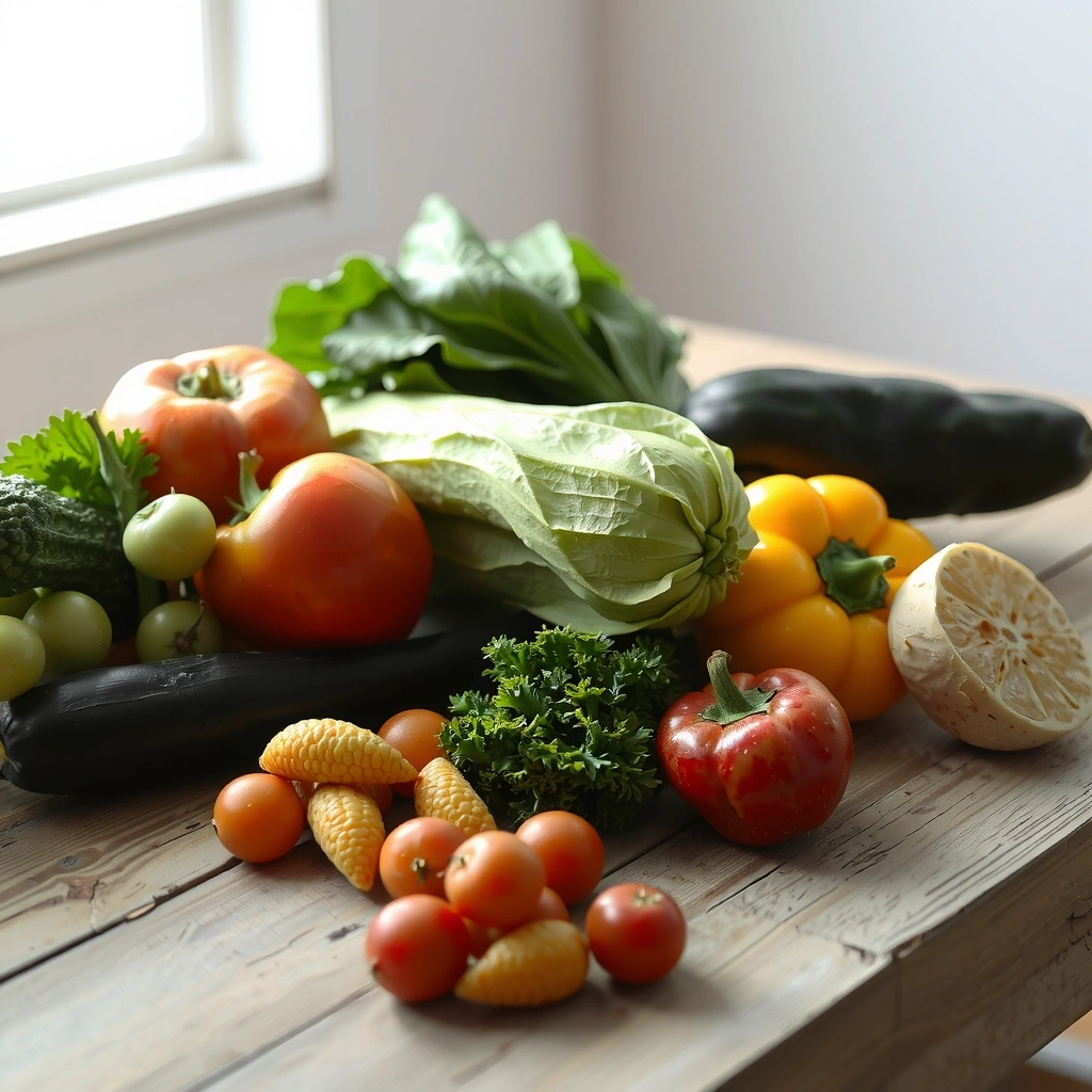 Frische, gesunde Zutaten